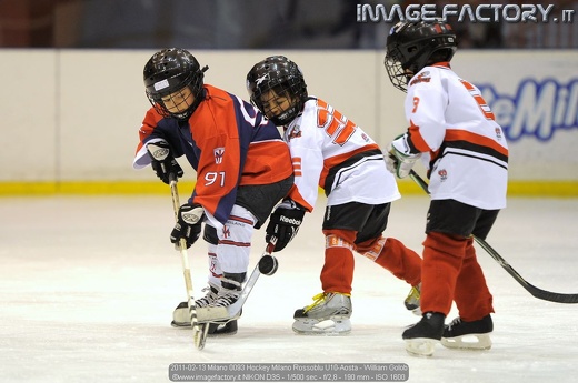 2011-02-13 Milano 0093 Hockey Milano Rossoblu U10-Aosta - William Golob